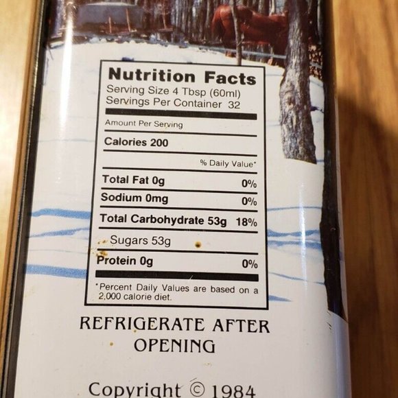 1984 Benjamin Maple Syrup Container Collectible Empty - Picture 9 of 12